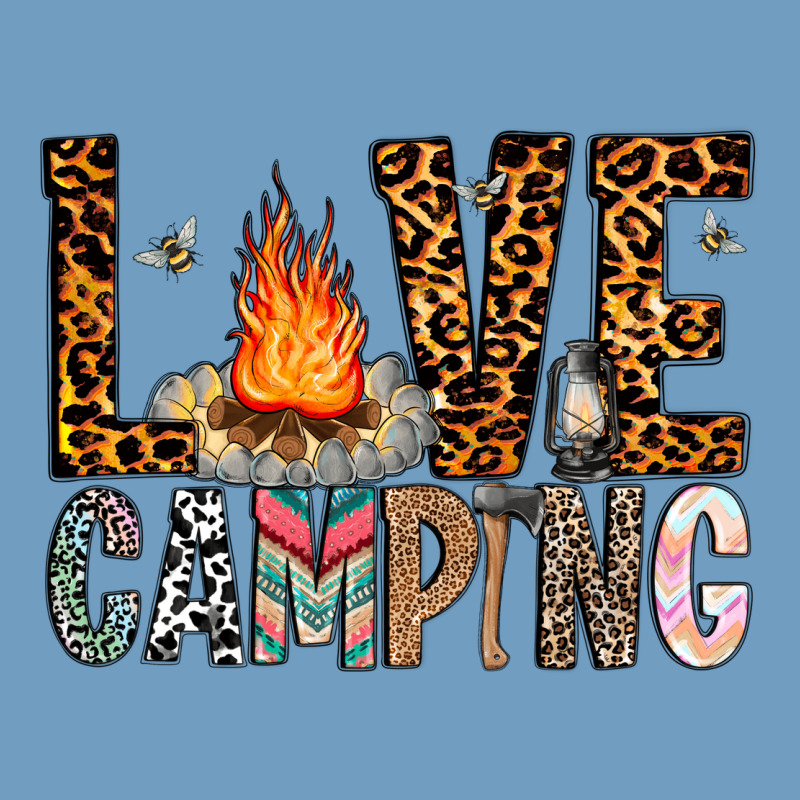 Love Camping Urban Heavy Tee by CowhideDigitalArt | Teevron