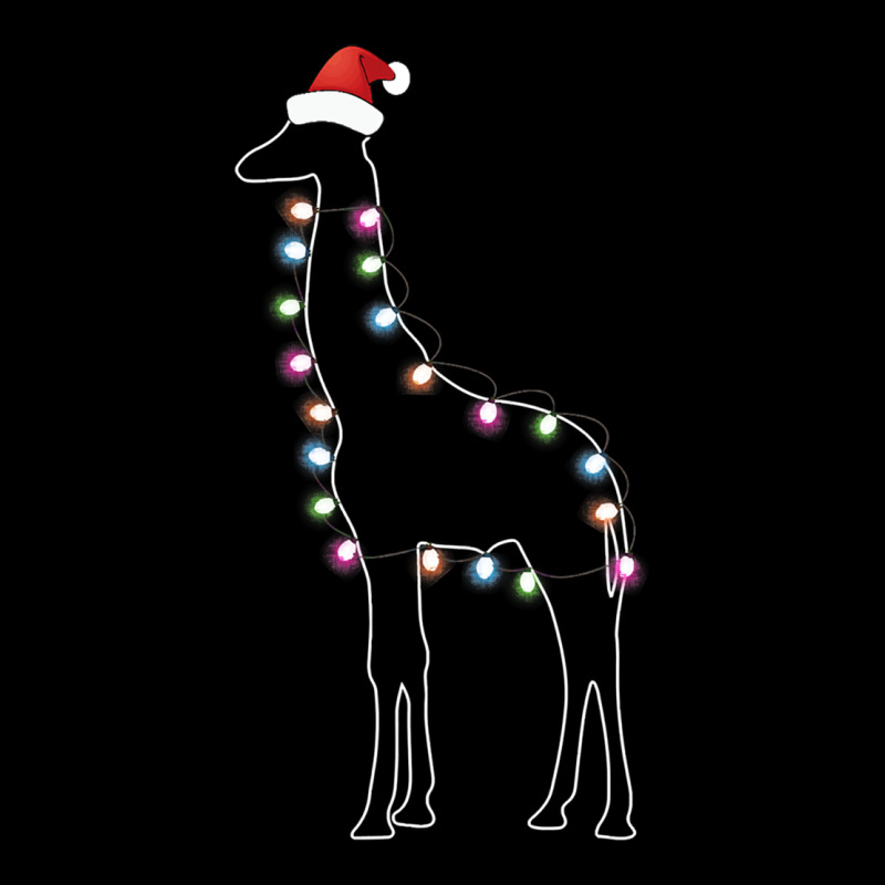 Santa Giraffe Christmas Color Led Heavy Core Tee by linhVisuals | Teevron