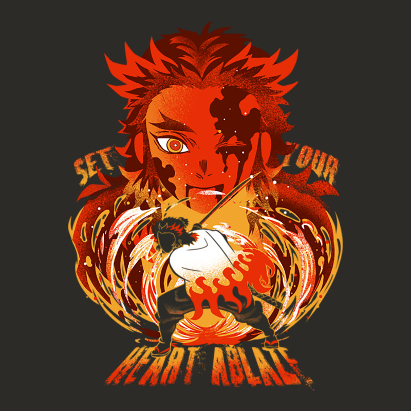 Set Your Heart Ablaze Heavy Core Tee by linhVisuals | Teevron