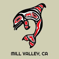 Mill Valley, California Native American Orca Killer Whale Raglan Baseb Heavy Core Tee | Teevron