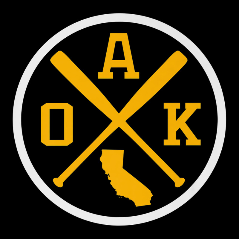 Retro Oakland Baseball Emblem Vintage Oak Premium Heavy Core Tee by linhVisuals | Teevron