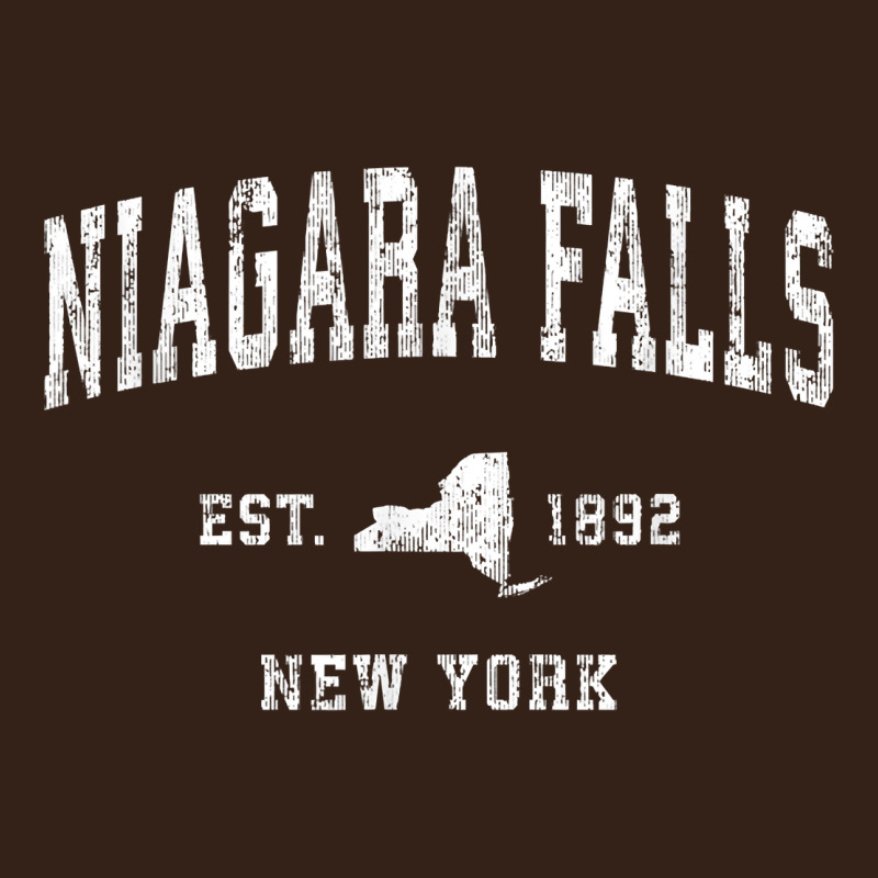 Niagara Falls New York Ny Vintage Athletic Sports Design T Shirt Heavy Core Tee by linhVisuals | Teevron