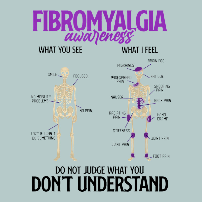 Fibromyalgia Awareness Do Not Judge What You Dont Understand Heavy Core Tee by linhVisuals | Teevron