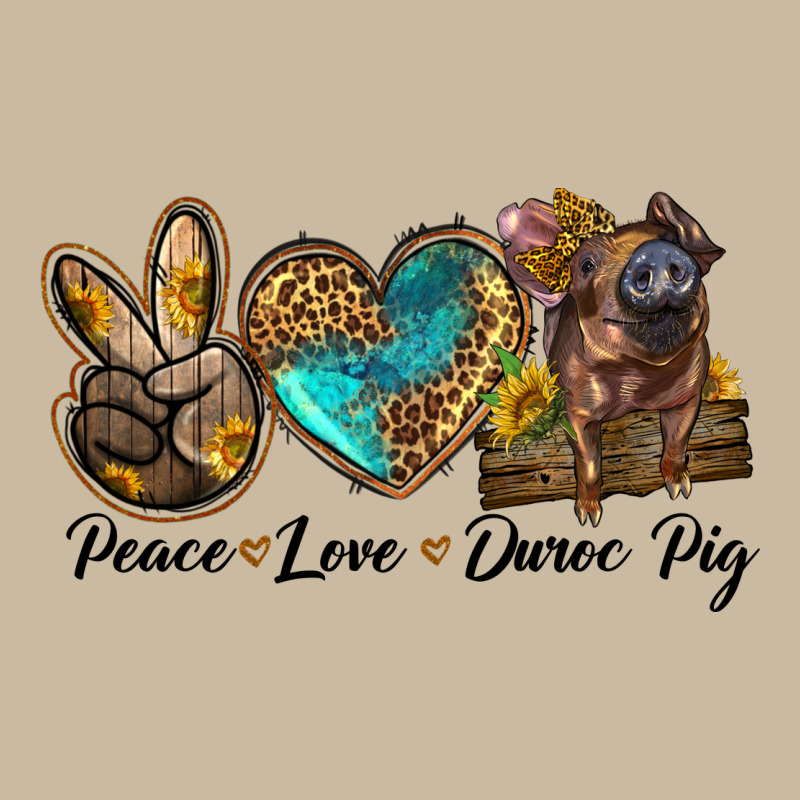 Peace Love Duroc Pig Long Sleeve Tee by LillyAllenDesigns | Teevron