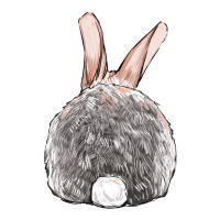 Easter bunny back view | Teevron