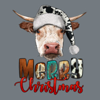 Merry Christmas Hereford Cow Heavyweight Sweatshirt | Teevron