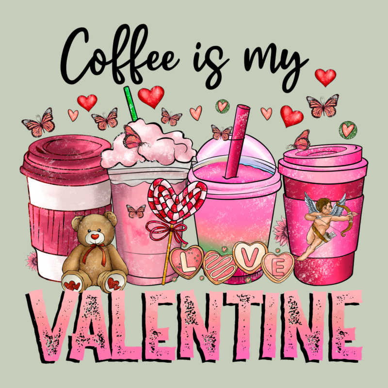 Coffee Is My Valentine Ladies Tee by CowhideDigitalArt | Teevron