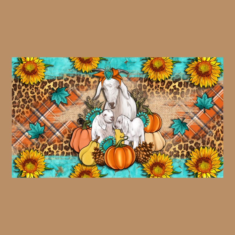 Goat Family Fall Pumpkins Vintage Hoodie by Artiststas | Teevron