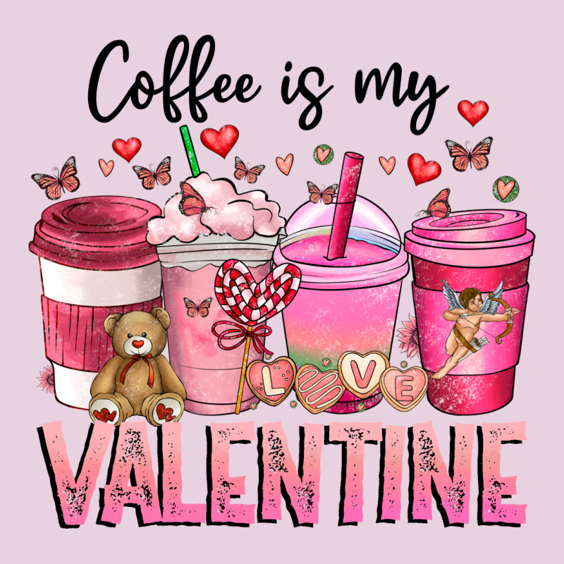 Coffee Is My Valentine Ladies Tee by CowhideDigitalArt | Teevron
