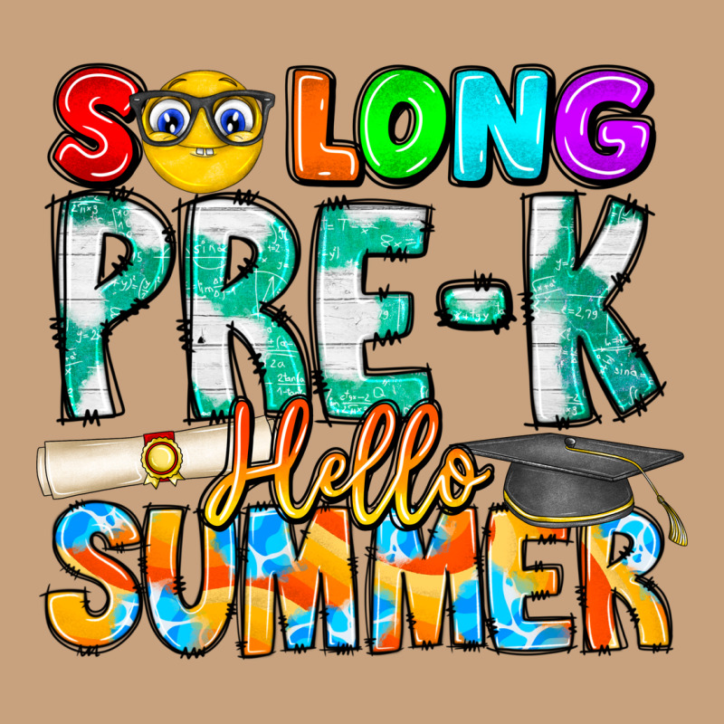 So Long Pre K Hello Summer Vintage Tee by CowhideDigitalArt | Teevron