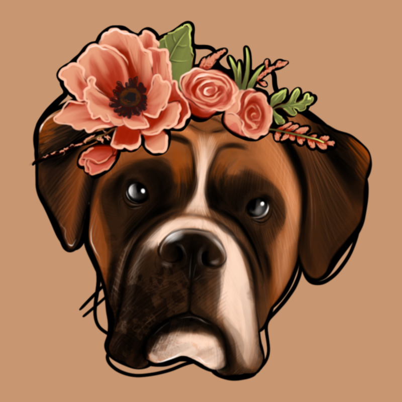 Floral Boxer Heavyweight Hoodie by Jasminsmagicworld | Teevron