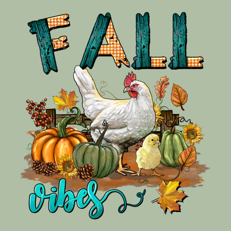 Fall Vibes Chicken Urban Heavy Tee by LillyAllenDesigns | Teevron