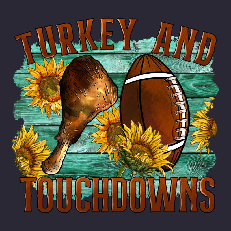 Turkey And Touchdowns Vintage Tee by LillyAllenDesigns | Teevron