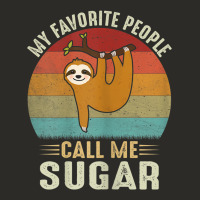 Womens My Favorite People Call Me Sugar Cute Sloth Lover Grandma Heavy Core Tee | Teevron