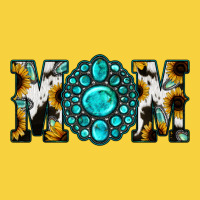 Sunflower Cowhide Turquoise Gemstone Mom Premium Sweatshirt | Teevron