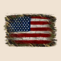 Camouflage Usa Flag Background Urban Heavy Tee | Teevron