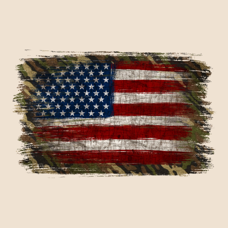 Camouflage Usa Flag Background Urban Heavy Tee by Jasminsmagicworld | Teevron
