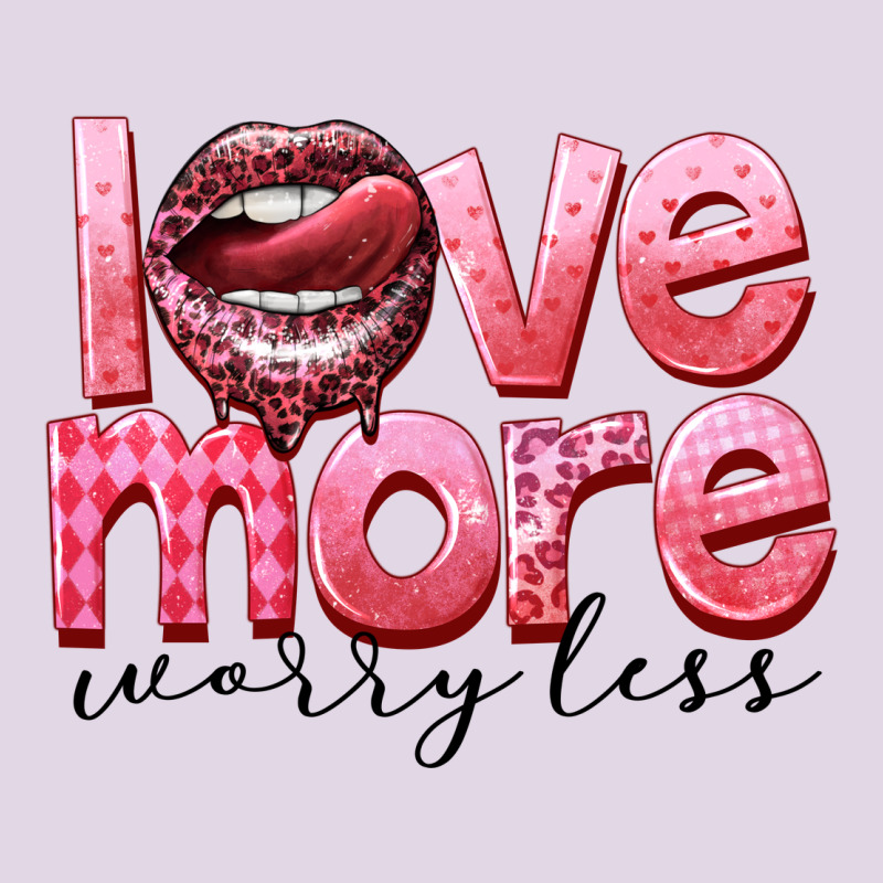 Love More Worry Less Classic Tee by FaDigitalArtStudio | Teevron