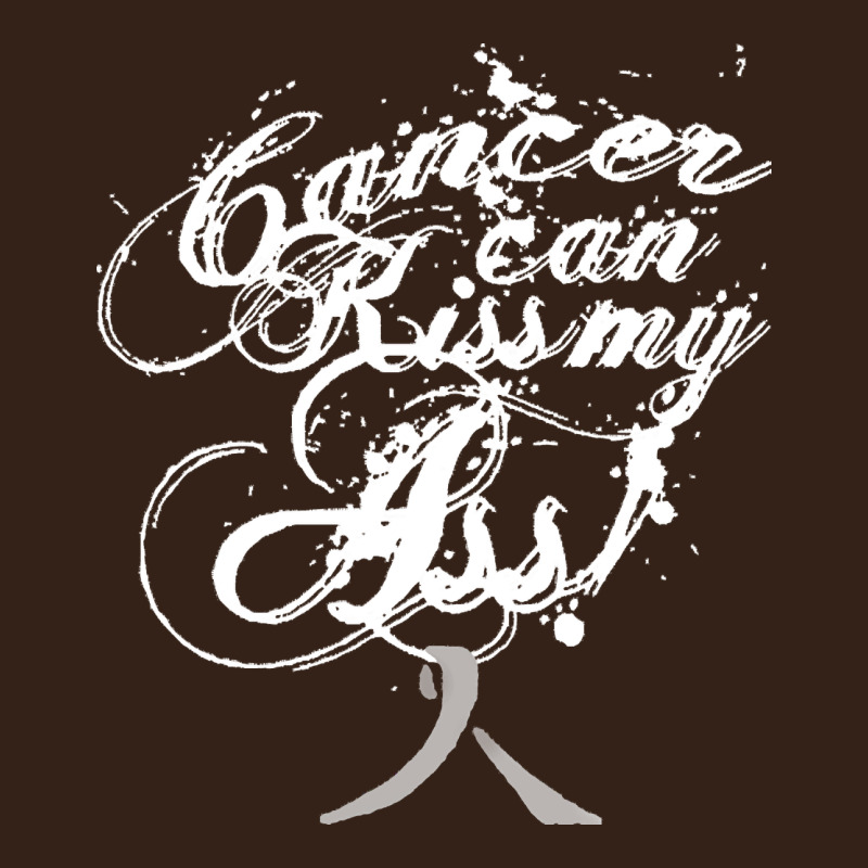 Brain Cancer T  Shirt Cancer Can Kiss My Ass! Brain ( Gray Ribbon) T Heavy Core Tee by linhVisuals | Teevron