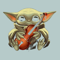 Baby Yoda Hug Violin [tb] Heavy Core Tee | Teevron