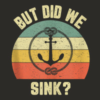 Mens Funny Boating Shirt But Did We Sink Rope Anchor Boat Captain Tank Heavy Core Tee | Teevron