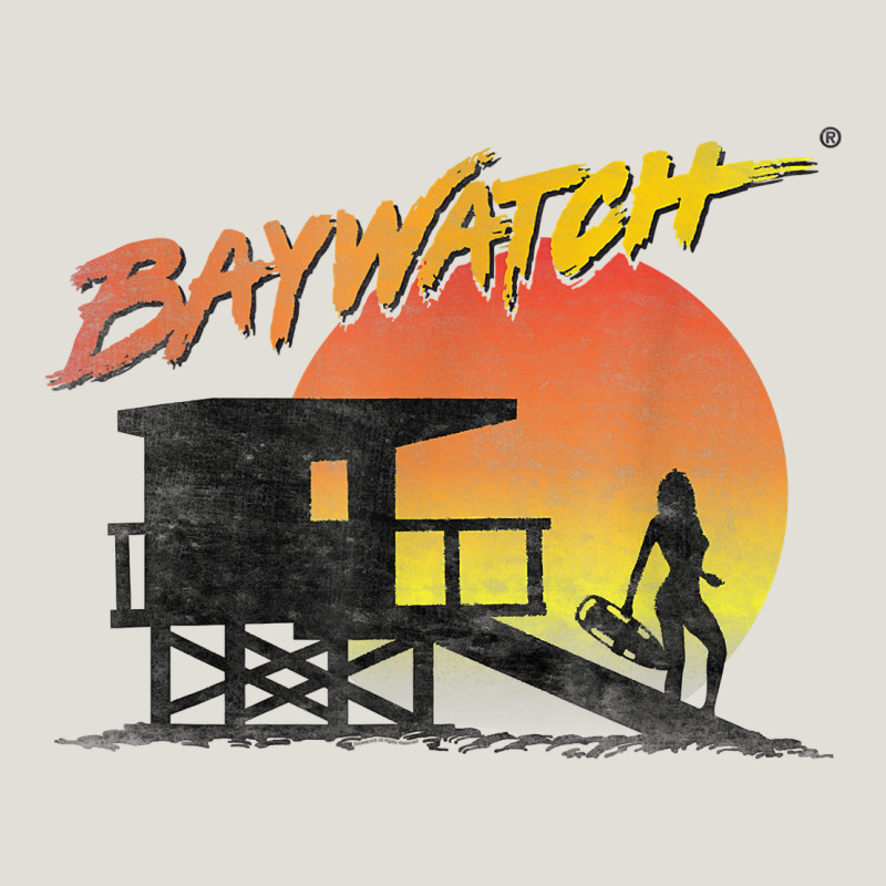 Baywatch Lifeguard Sunset T Shirt Heavy Core Tee by linhVisuals | Teevron