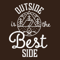 Outside Is The Best Side For Outdoor Campers And Hikers T Shirt Heavy Core Tee | Teevron