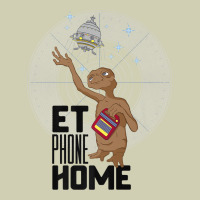 E.t. Phone Home Spaceship Flying Away Premium T Shirt Heavy Core Tee | Teevron