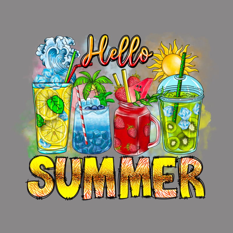 Hello Summer Vintage Tee by CowhideDigitalArt | Teevron