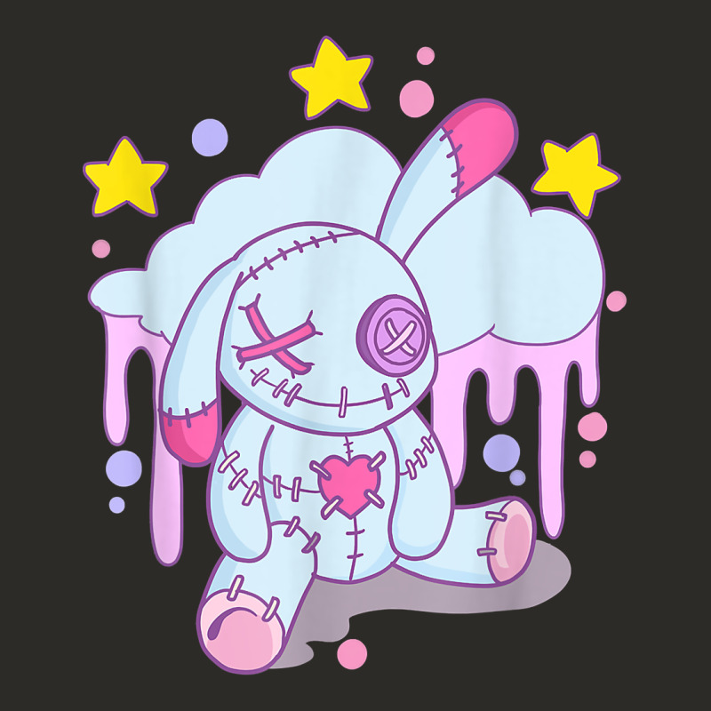 Bunny Pastel Goth Voodoo Doll T Shirt Heavy Core Tee by linhVisuals | Teevron