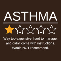 Funny Asthma Awareness One Star Rating Inhaler Wheezy Breath T Shirt Heavy Core Tee | Teevron