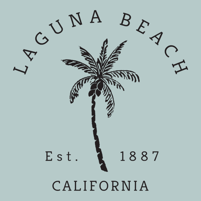 Retro Cool Laguna Beach California Palm Tree Unique Novelty Sweatshirt Heavy Core Tee by linhVisuals | Teevron