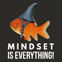 Mindset Motivational Quote Cute Goldfish Shark Fish T Shirt Heavy Core Tee | Teevron