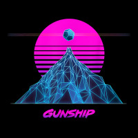 Pink Sun   Official Gunship T Shirt Heavy Core Tee | Teevron
