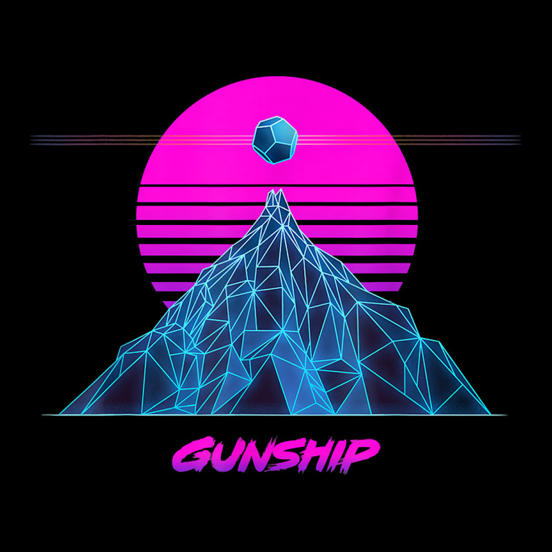 Pink Sun   Official Gunship T Shirt Heavy Core Tee by linhVisuals | Teevron