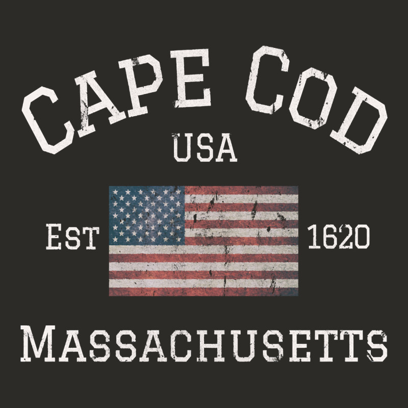 Cape Cod Massachusetts American Flag Usa Travel Vintage Pullover Hoodi Heavy Core Tee by linhVisuals | Teevron