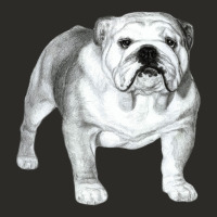 English Bulldog Art Heavy Core Tee | Teevron