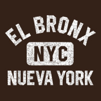 El Bronx Nueva York Nyc Gym Style Distressed White Print T Shirt Heavy Core Tee | Teevron