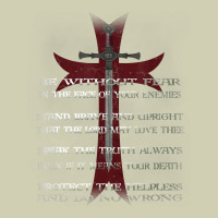Knights Templar Crusader Cross Ring Order Be Without Fear T Shirt Heavy Core Tee | Teevron