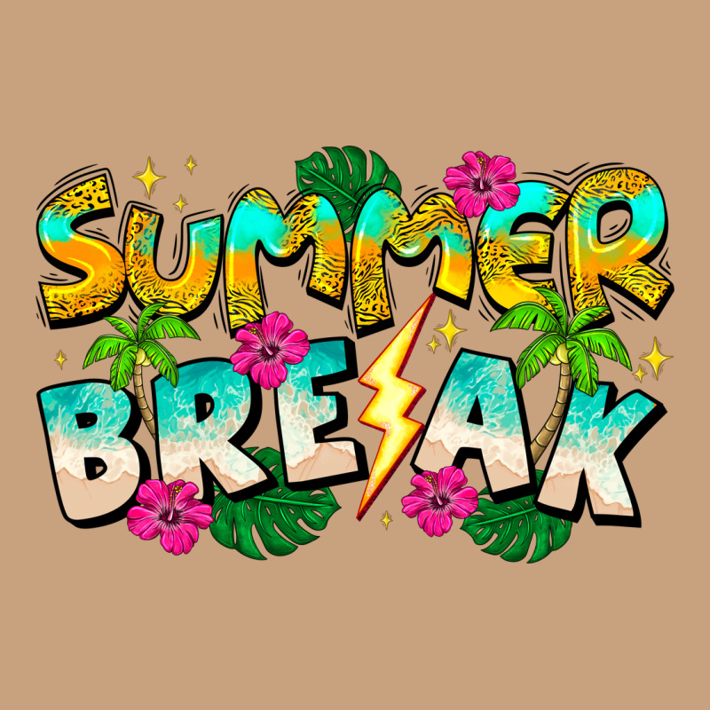 Summer Break Vintage Tee by CowhideDigitalArt | Teevron