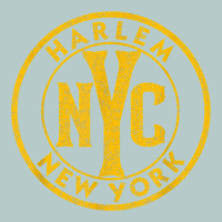 Harlem New York Nyc Vintage Sign Distressed Amber Print T Shirt Heavy Core Tee | Teevron