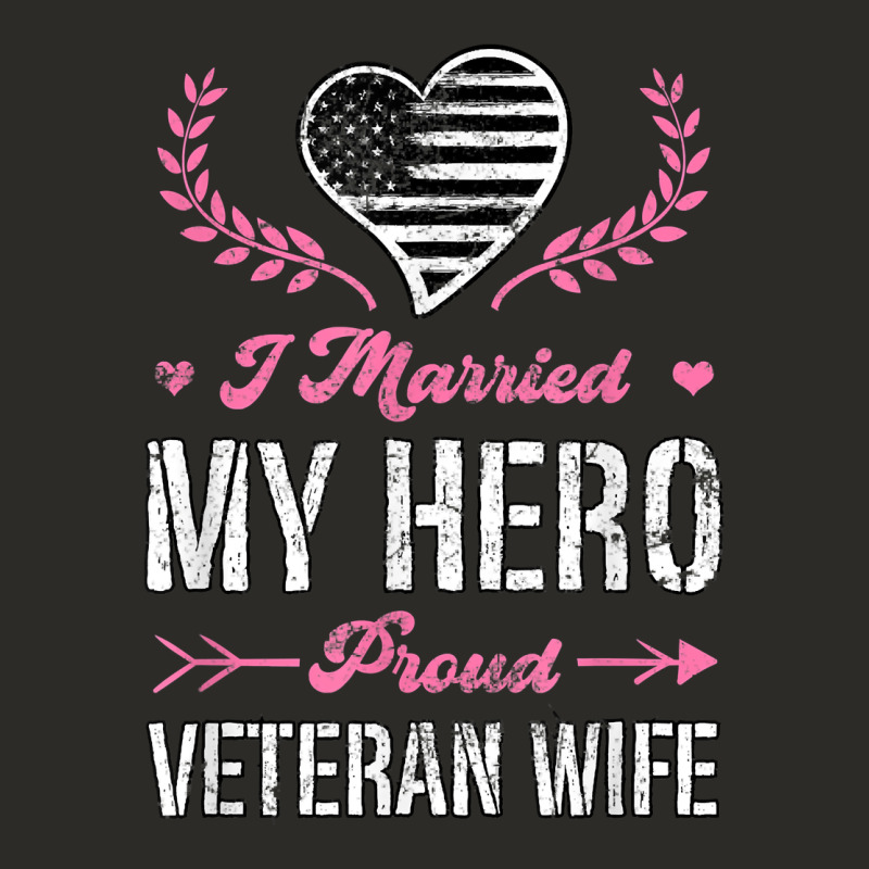 I Married My Hero Proud Veteran Wife Usa Military Husband T Shirt Heavy Core Tee by linhVisuals | Teevron
