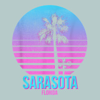 Sarasota Florida Vintage Retro Palm Tree T Shirt Heavy Core Tee | Teevron