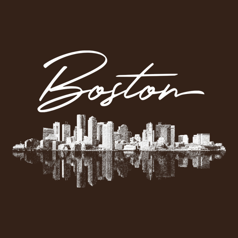 Boston Skyline T Shirt For Women, Men, Girls & Boys Heavy Core Tee by linhVisuals | Teevron