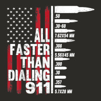 All Faster Than Dialing 911 American Flag Gun Lover For Men T Shirt Heavy Core Tee | Teevron