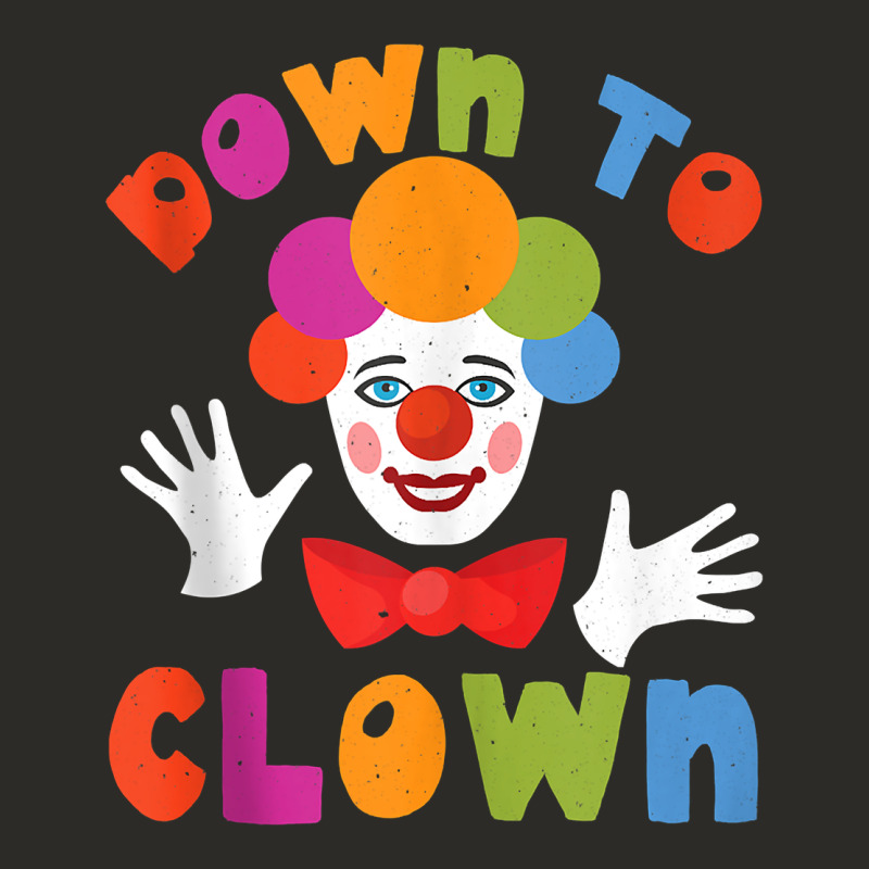 Down To Clown Funny Circus Tank Top Heavy Core Tee by linhVisuals | Teevron