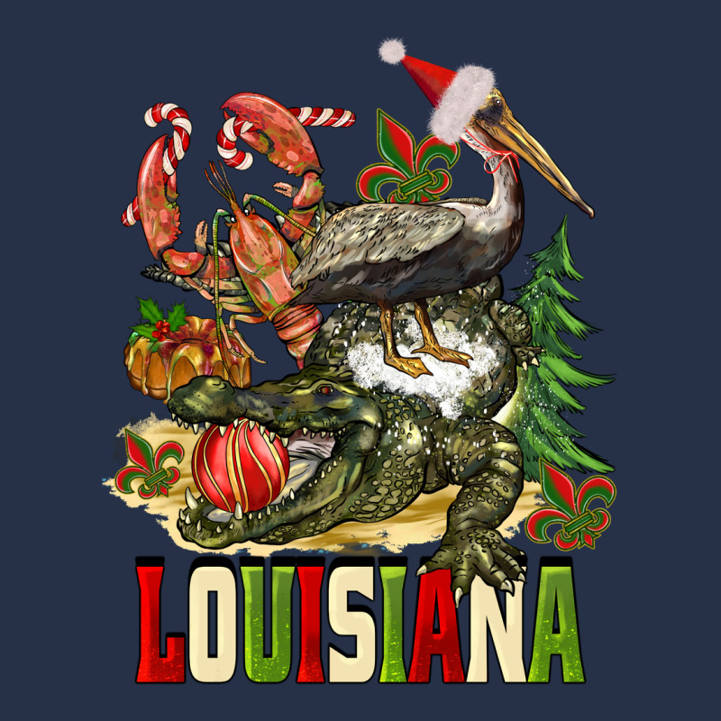 Christmas Louisiana Premium Hoodie by BarkalooDesign | Teevron