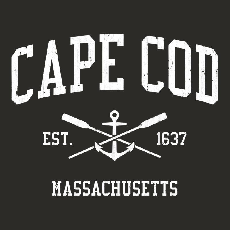 Cape Cod Ma Vintage Crossed Oars & Boat Anchor Sports Sweatshirt Heavy Core Tee by linhVisuals | Teevron