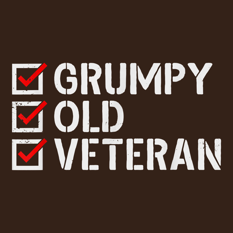 Grumpy Old Veteran Patriotic American Military Veteran T Shirt Heavy Core Tee by linhVisuals | Teevron