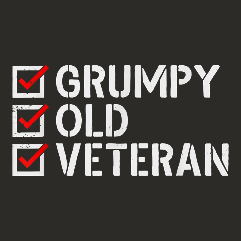 Grumpy Old Veteran Patriotic American Military Veteran T Shirt Heavy Core Tee by linhVisuals | Teevron
